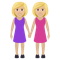 Women Holding Hands- Medium Skin Tone- Light Skin Tone emoji on Emojione